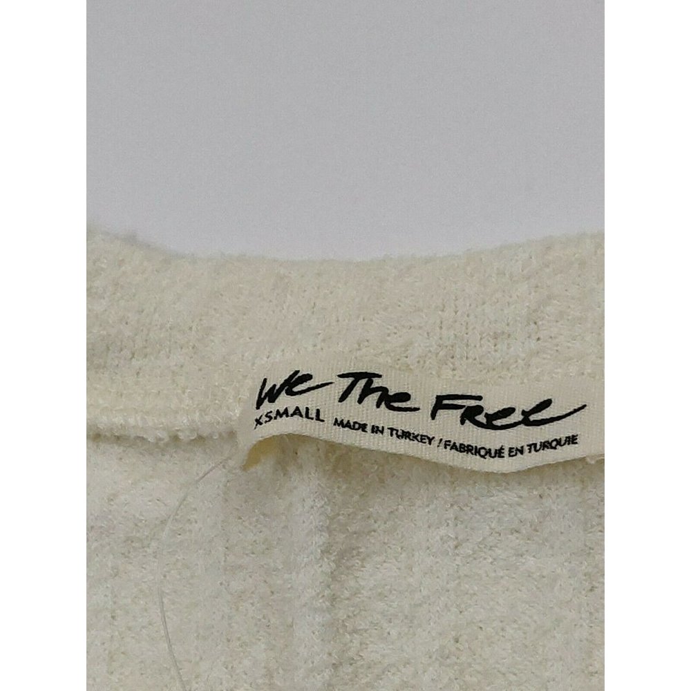 Free People Womens Sweater XSmall Ivory Oliver - Picture 13 of 15